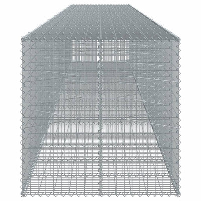 Gabione mit Deckel 850x100x100 cm Verzinktes Eisen