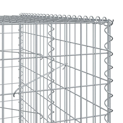 Gabione mit Deckel 850x100x200 cm Verzinktes Eisen