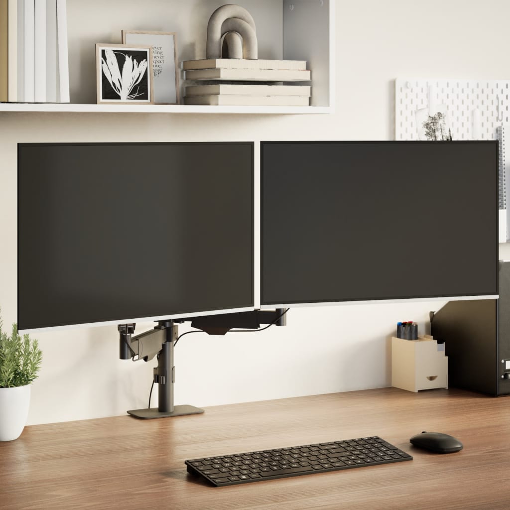 Doppel-Monitorarm für Max 27 Zoll VESA 75/100 mm 20 kg