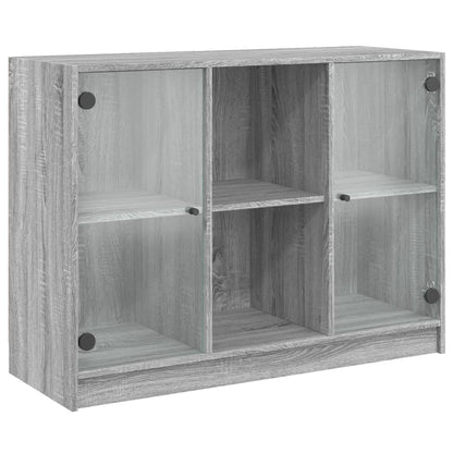 Sideboard Grau Sonoma 102x37x75,5 cm Holzwerkstoff