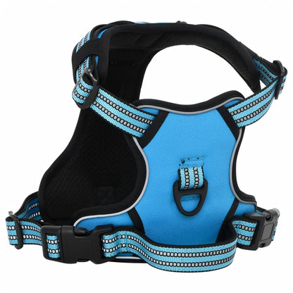 Hundegeschirr Reflektierend Verstellbar Blau XL