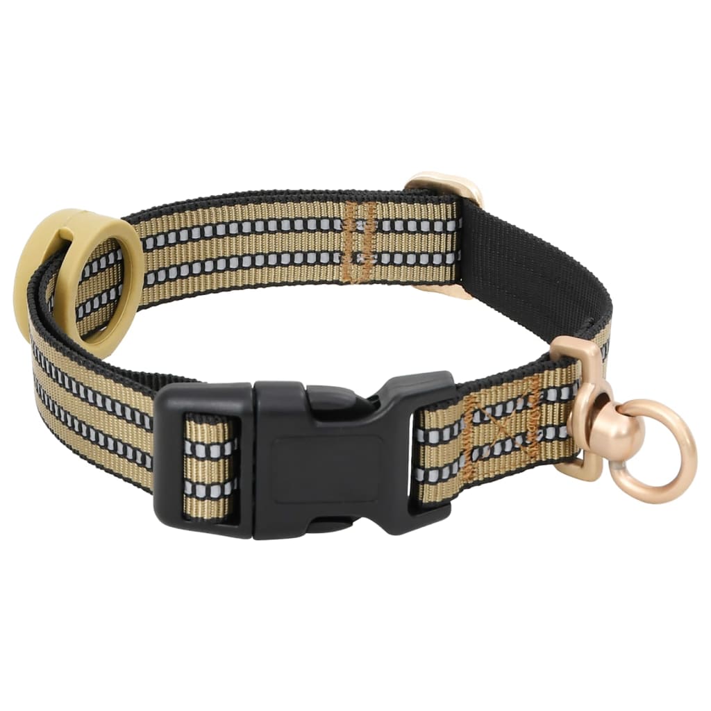 Hundegeschirr mit Leine & Halsband Verstellbar Braun S