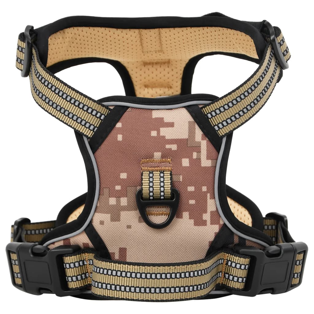 Hundegeschirr mit Leine & Halsband Verstellbar Camouflage M