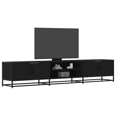 TV-Schrank Schwarz 210x35x41 cm Holzwerkstoff