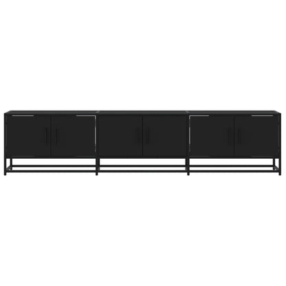 TV-Schrank Schwarz 180x35x41 cm Holzwerkstoff