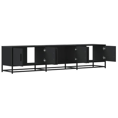 TV-Schrank Schwarz 180x35x41 cm Holzwerkstoff