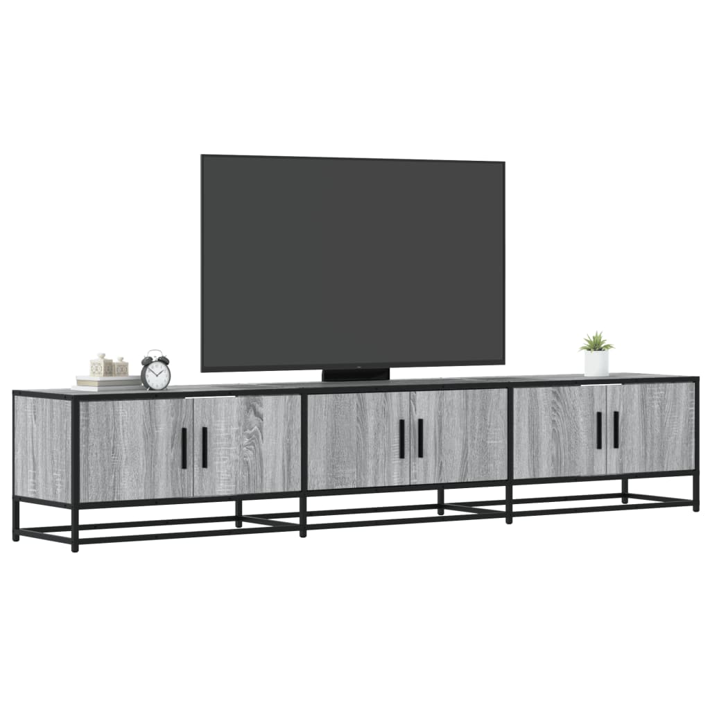 TV-Schrank Grau Sonoma 210x35x41 cm Holzwerkstoff