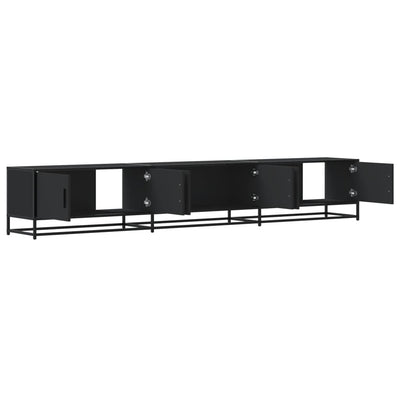 TV-Schrank Schwarz 240x35x41 cm Holzwerkstoff