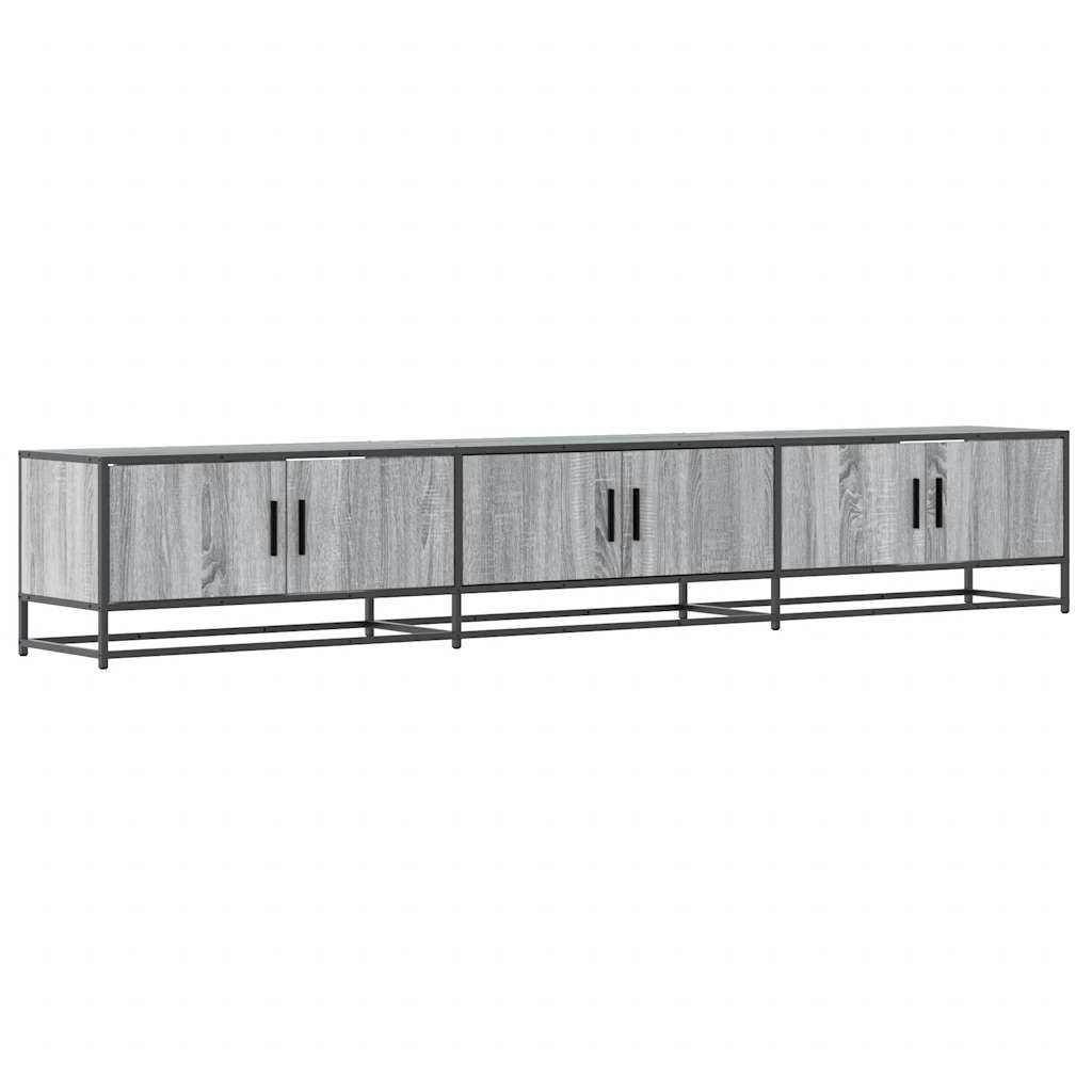 TV-Schrank Grau Sonoma 240x35x41 cm Holzwerkstoff