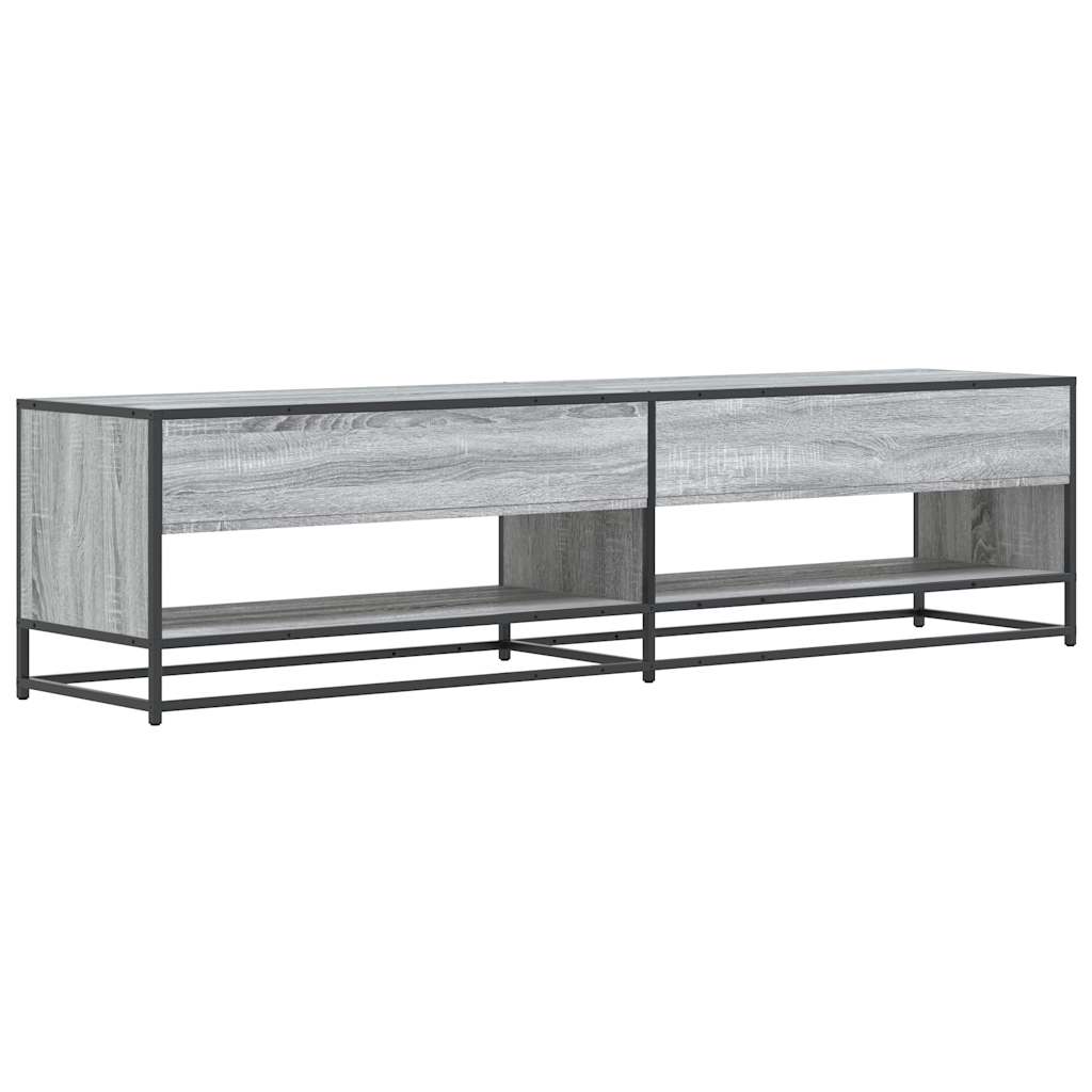 TV-Schrank Grau Sonoma 180,5x40x46 cm Holzwerkstoff