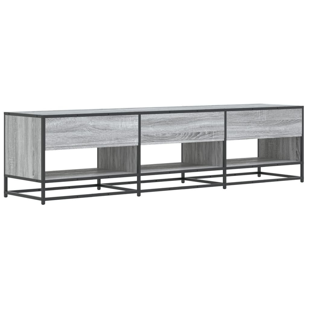 TV-Schrank Grau Sonoma 180x40x46 cm Holzwerkstoff