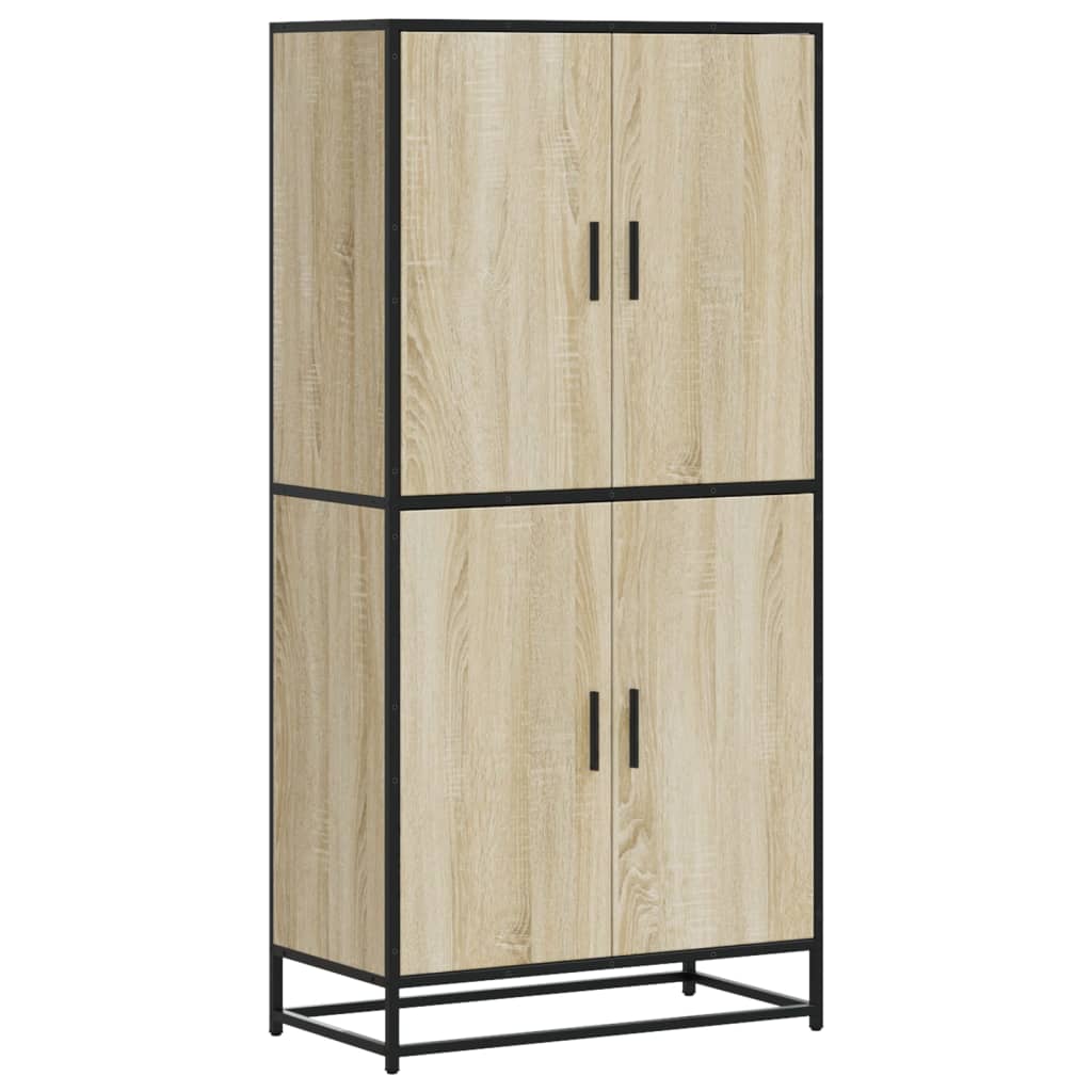 Highboard Sonoma-Eiche 68x35x139 cm Holzwerkstoff