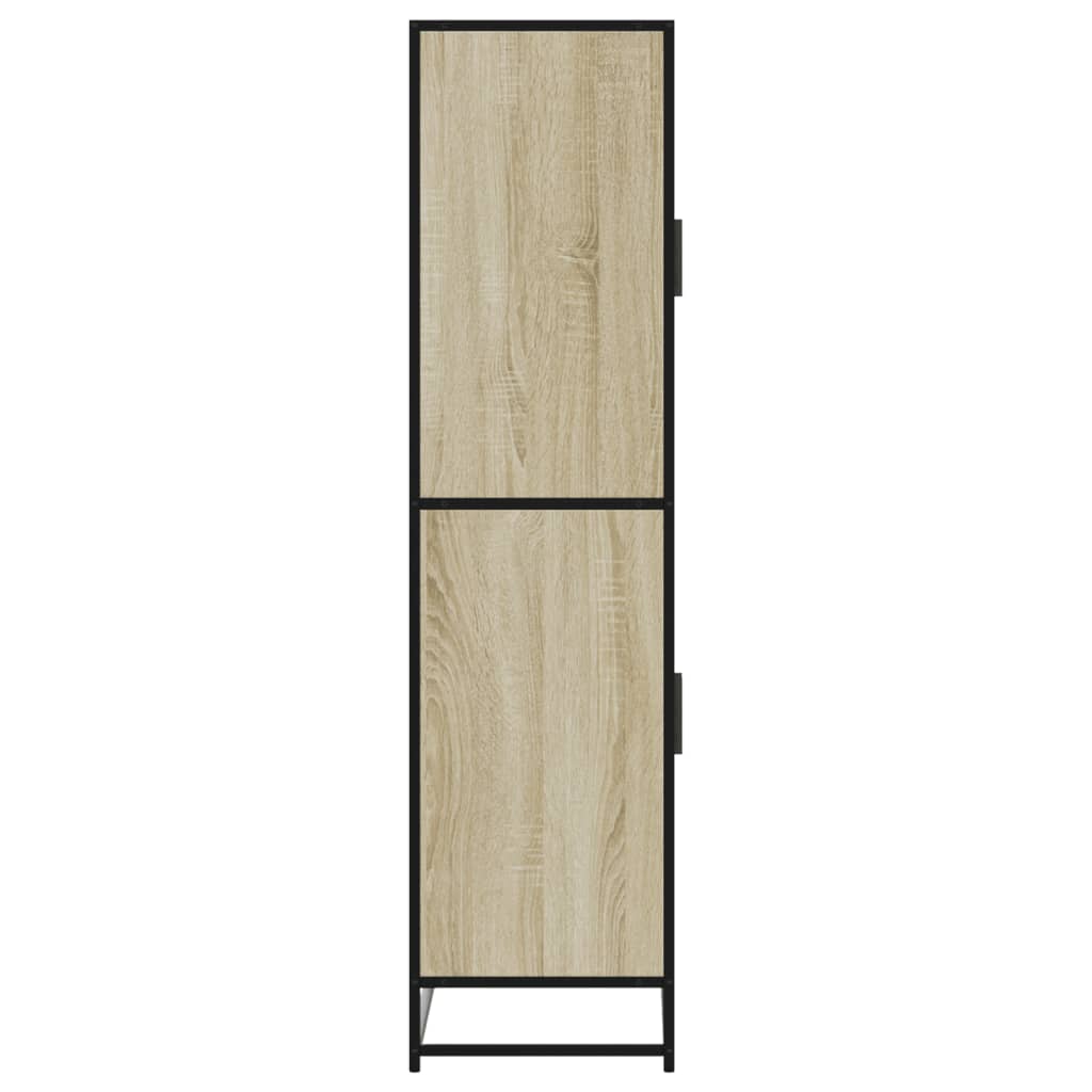 Highboard Sonoma-Eiche 68x35x139 cm Holzwerkstoff