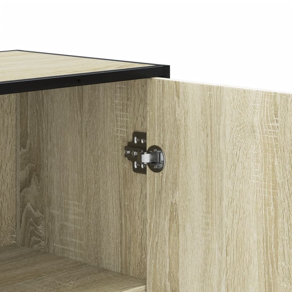 Highboard Sonoma-Eiche 68x35x139 cm Holzwerkstoff