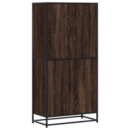 Highboard Eichen-Optik 68x35x139 cm Holzwerkstoff