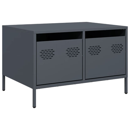 TV-Schrank Anthrazit 68x50x43,5 cm Kaltgewalzter Stahl