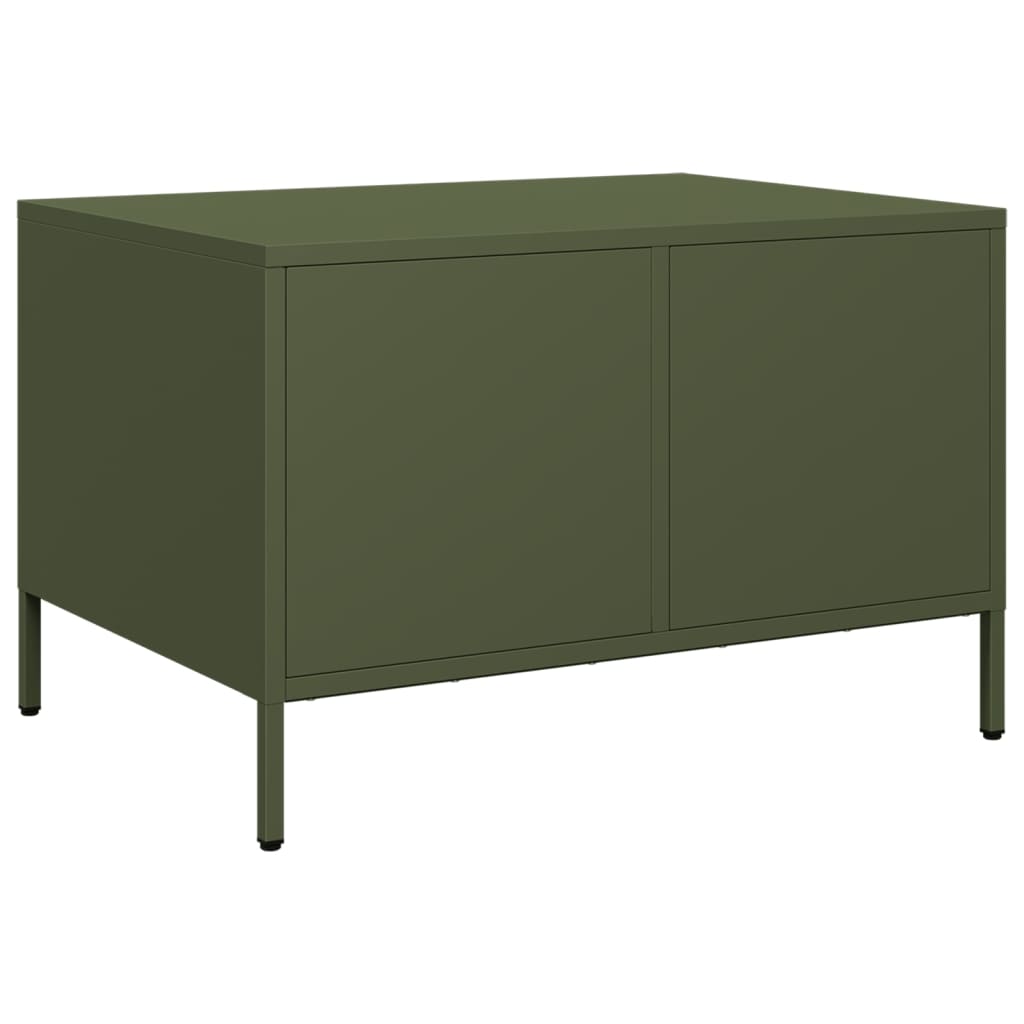 TV-Schrank Olivgrün 68x50x43,5 cm Kaltgewalzter Stahl