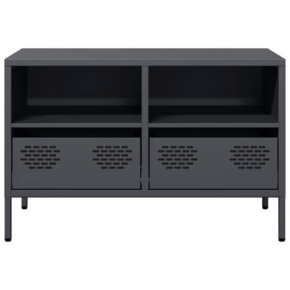 TV-Schrank Anthrazit 68x39x43,5 cm Kaltgewalzter Stahl