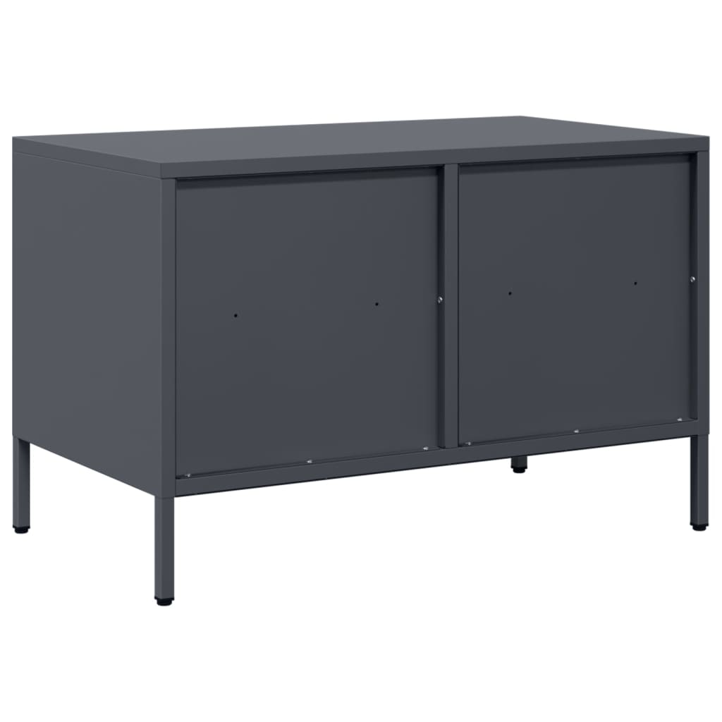 TV-Schrank Anthrazit 68x39x43,5 cm Kaltgewalzter Stahl