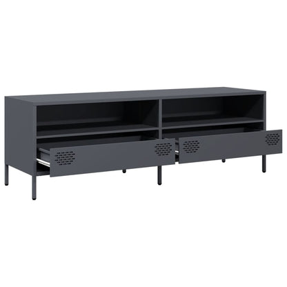 TV-Schrank Anthrazit 135x39x43,5 cm Kaltgewalzter Stahl