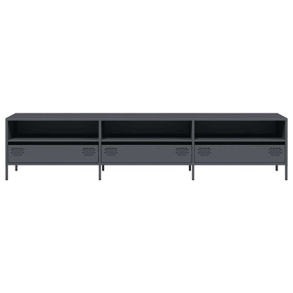 TV-Schrank Anthrazit 202x39x43,5 cm Kaltgewalzter Stahl