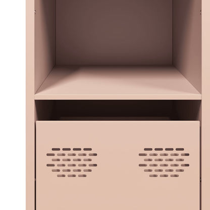 Sideboard Rosa 101,5x39x73,5 cm Kaltgewalzter Stahl