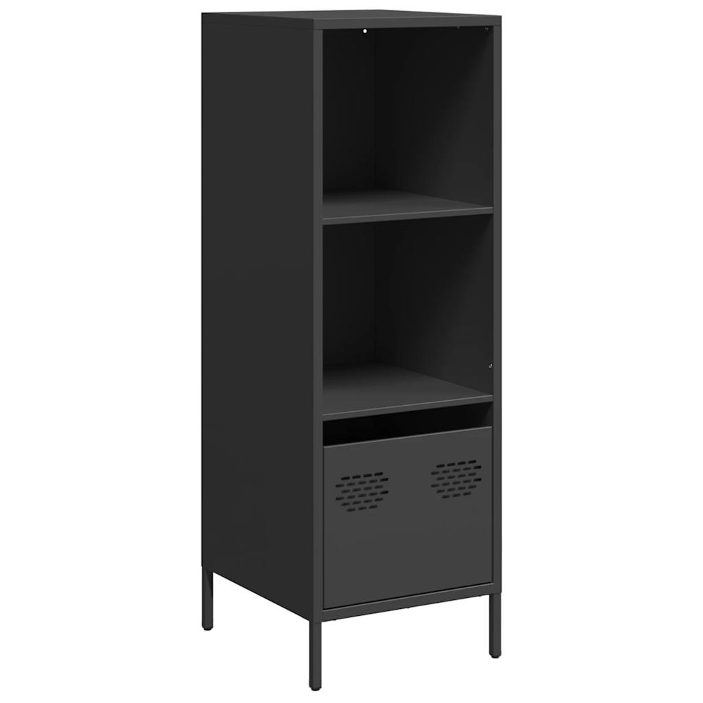 Highboard Schwarz 35x39x103,5 cm Stahl