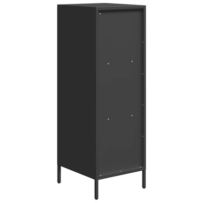 Highboard Schwarz 35x39x103,5 cm Stahl