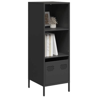 Highboard Schwarz 35x39x103,5 cm Stahl