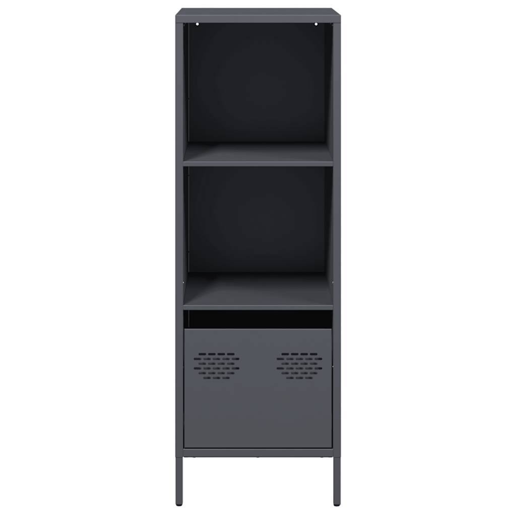 Highboard Anthrazit 35x39x103,5 cm Stahl