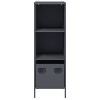 Highboard Anthrazit 35x39x103,5 cm Stahl