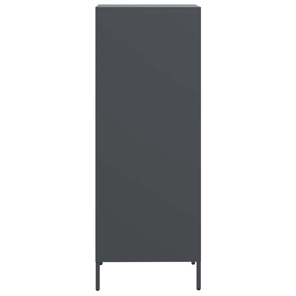 Highboard Anthrazit 35x39x103,5 cm Stahl