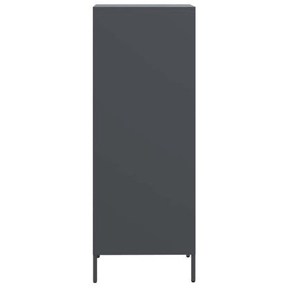 Highboard Anthrazit 35x39x103,5 cm Stahl