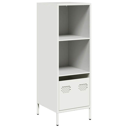 Highboard Weiß 35x39x103,5 cm Stahl