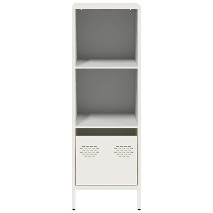 Highboard Weiß 35x39x103,5 cm Stahl