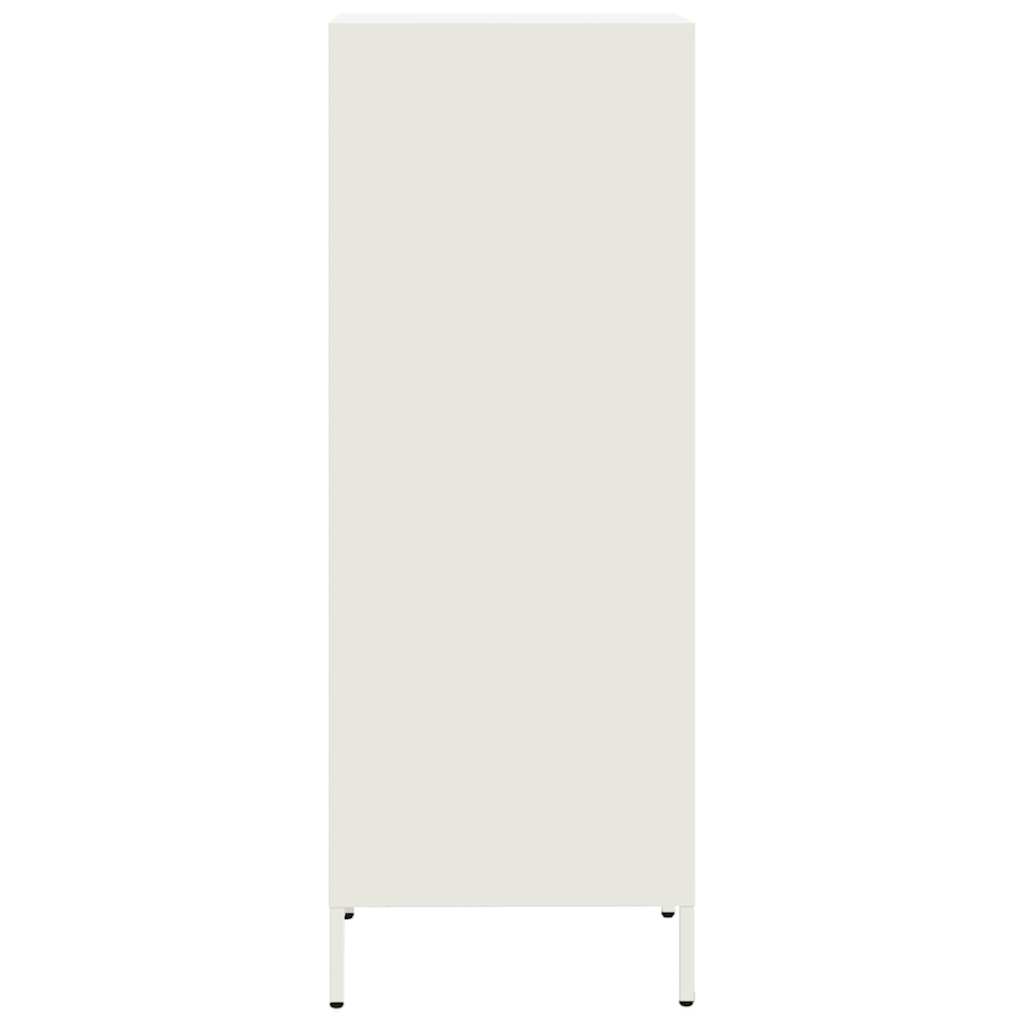 Highboard Weiß 35x39x103,5 cm Stahl