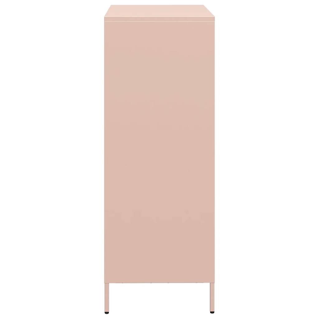 Highboard Rosa 68x39x103,5 cm Stahl