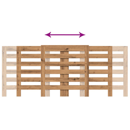 Heizkörperverkleidung Artisan-Eiche 205x21,5x83,5 cm