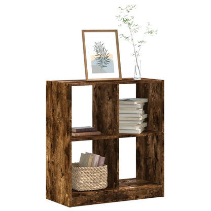 Bücherregal Räuchereiche 68,5x32x75 cm Holzwerkstoff