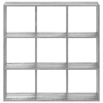 Bücherregal Grau Sonoma 102x32x102 cm Holzwerkstoff