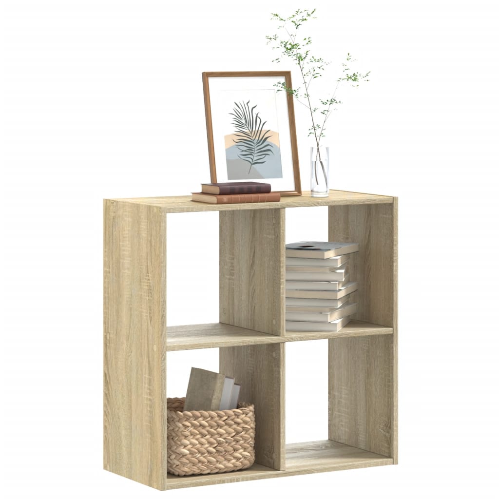 Bücherregal Sonoma-Eiche 68,5x32x68,5 cm Holzwerkstoff