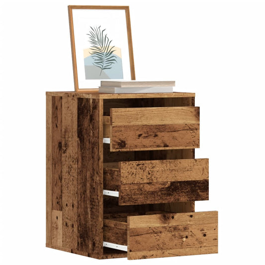 Kommode Altholz-Optik 40x41x58 cm Holzwerkstoff