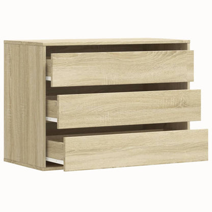 Kommode Sonoma-Eiche 80x41x58 cm Holzwerkstoff