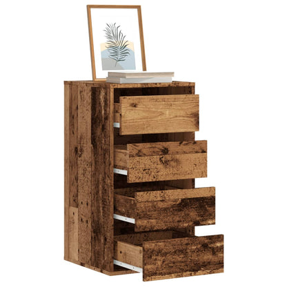 Kommode Altholz-Optik 40x41x76 cm Holzwerkstoff