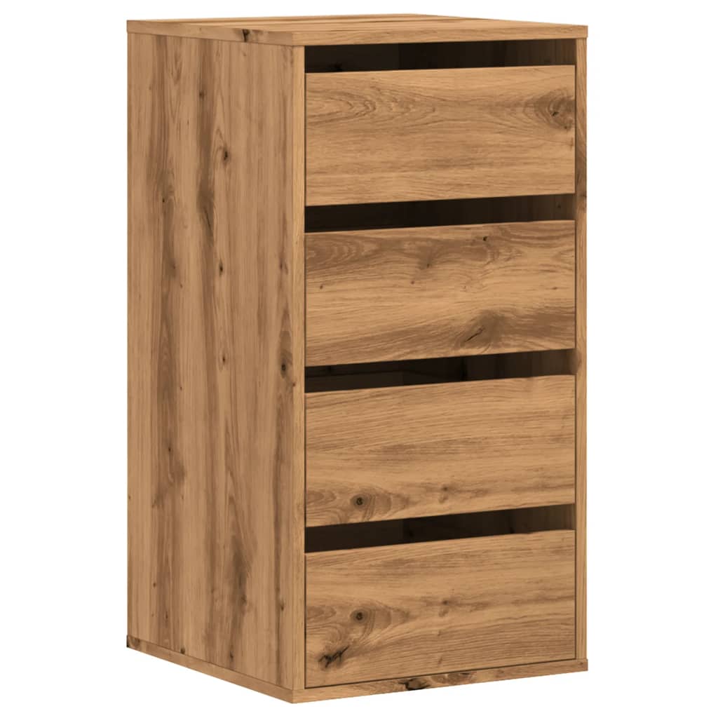 Kommode Artisan-Eiche 40x41x76 cm Holzwerkstoff