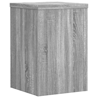 Pflanzenständer 2 Stk. Grau Sonoma 25x25x35 cm Holzwerkstoff