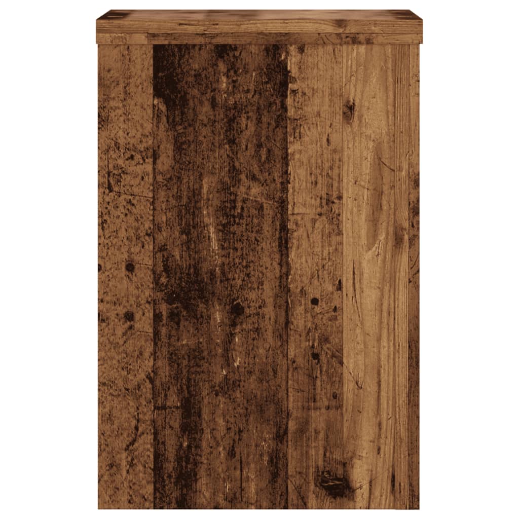 Pflanzenständer 2 Stk. Altholz-Optik 25x25x35 cm Holzwerkstoff