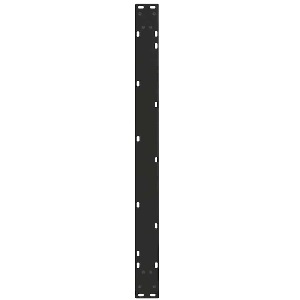 Esstisch Beine V-Form 2 Stück Schwarz 100x(72-73,3) cm Stahl