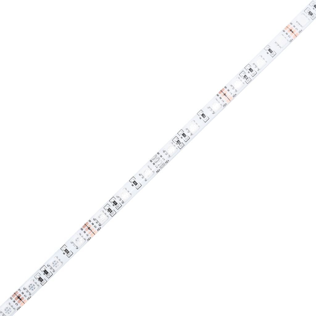 Nachttische mit LED-Leuchten 2 Stk. Grau Sonoma Holzwerkstoff