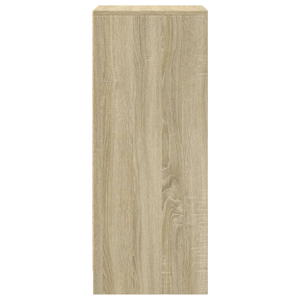 LED-Sideboard Sonoma-Eiche 42,5x34x85 cm Holzwerkstoff